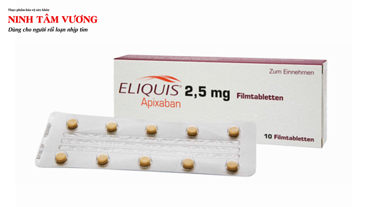 Eliquis 2.5 mg (Apixaban) là thuốc chống đông máu được chỉ định cho F0 